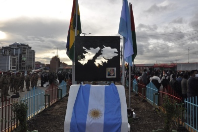 En Bolivia se inauguró la Plaza "Islas Malvinas Argentinas"