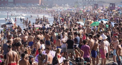 Mar del Plata: las playas se convirtieron en un "Festival" de COVID