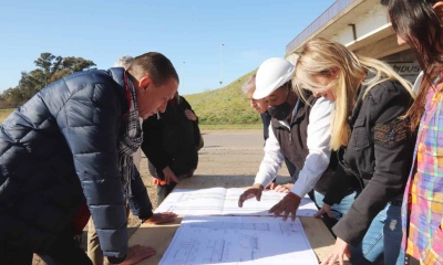 Fassi inspeccionó la construcción de la nueva parada ferroviaria del Hospital Cuenca Alta